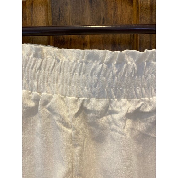 Boho Lace Trim Shorts Plus Sz  XL White Wide Elastic Waist Bohemian
Hippie Gypsy - Picture 4 of 12